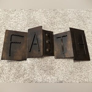 FAITH wall decor